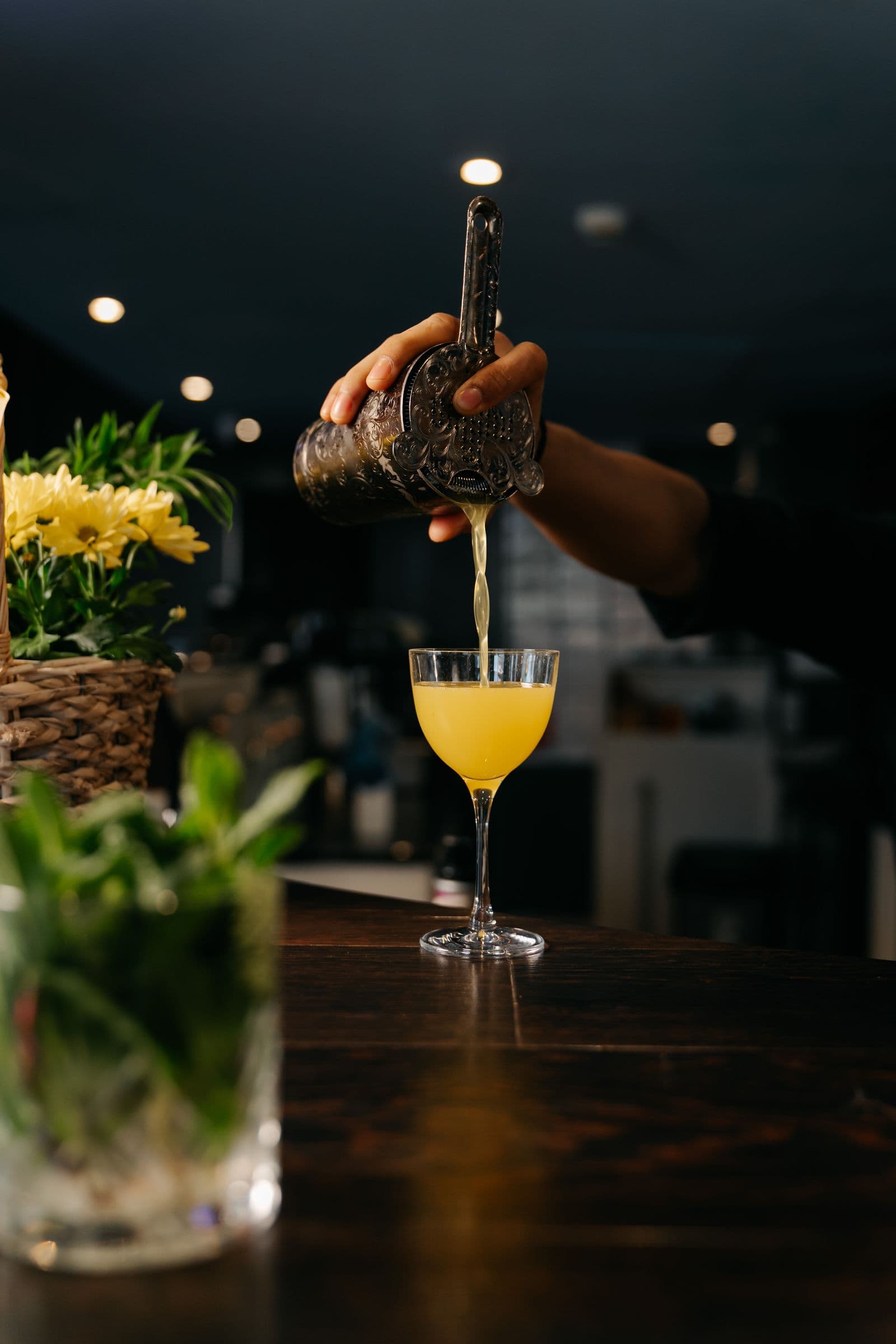 Signature cocktail pairing at Koyal Indian Restaurant Surbiton